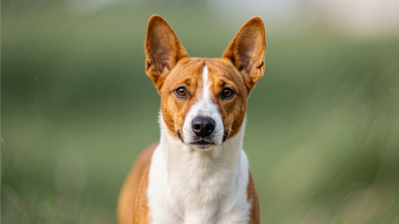 巴仙吉犬 主视图