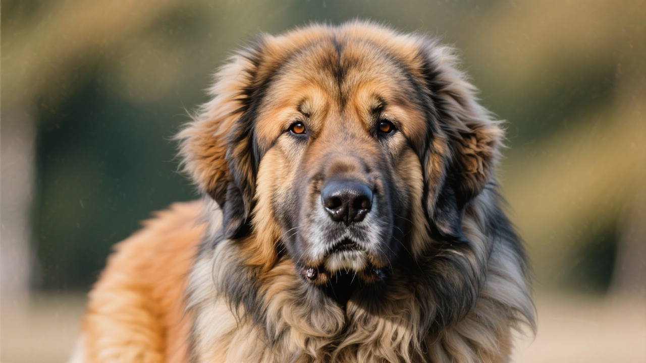 莱昂伯格犬 主视图