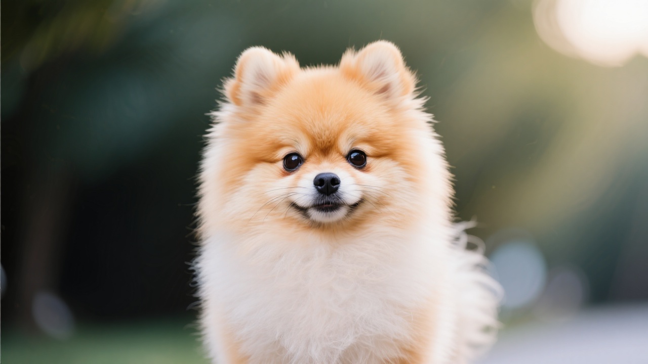 博美犬 主视图