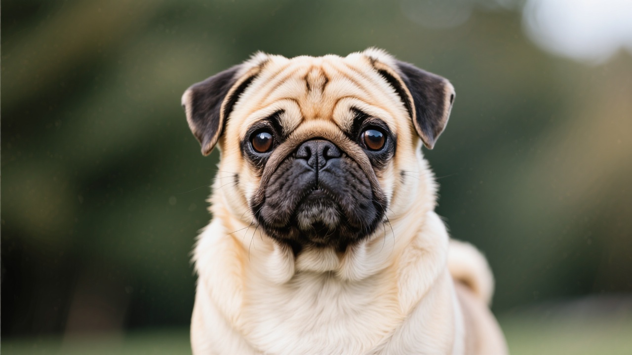巴哥犬 主视图